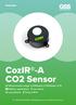 Datasheet. CozIR -A CO2 Sensor. Tel: +44 (0)