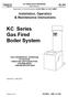 KC Series Gas Fired Boiler System