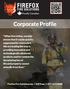 Corporate Profile. Firefox Fire Solutions Inc. Toll Free: