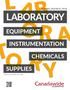 SPRING SAVINGS 2018 LABORATORY OR A EQUIPMENT INSTRUMENTATION O R CHEMICALS SUPPLIES VALID UNTIL APRIL 30, 2018
