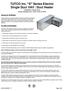 TUTCO Inc. E Series Electric Single Duct VAV / Duct Heater Installation Instructions Heater Models EVH, ERH, EDH & RHE