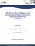DC Series Area, Master and Combination Alarm Systems Opreator s Manual