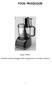 FOOD PROCESSOR. Model: FP9042. Read this booklet thoroughly before using and save it for future reference
