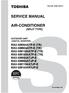 SERVICE MANUAL AIR-CONDITIONER (SPLIT TYPE)