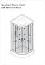 IN00333 (rev C) Quadrant Shower Cabin with Monsoon Head