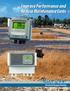 Improve Performance and Reduce Maintenance Costs. Model Q45D. Dissolved Oxygen Monitor...