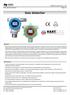SENSE Instruments CO., LTD. Data sheet Gas detector Page 1 / 5. Gas detector