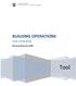 BUILDING OPERATIONS TOOL CATALOGUE. Revision 00 January Tool