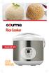 Rice Cooker. Model# GRC-870 USER MANUAL
