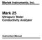 Mark 25 Ultrapure Water Conductivity Analyzer