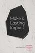Make a Lasting Impact