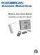 Wireless Door Alarm System. Installation and Operation Manual
