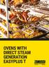 OVENS WITH DIRECT STEAM GENERATION EASYPLUS T