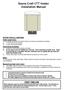 Sauna Craft CTT Heater Installation Manual