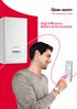 The energy you need. High Efficiency Boilers & Accessories