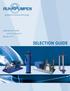 RUHRPUMPEN SELECTION GUIDE. Specialist for Pumping Technology I N N O V A T I O N E F F I C I E N C Y Q U A L I T Y