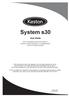 System s30. User Guide FAN POWERED HIGH EFFICIENCY MODULATING DOMESTIC CONDENSING GAS SYSTEM BOILER
