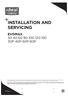 INSTALLATION AND SERVICING