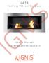 LATA. Ventless Ethanol Fireplace. User s Manual Installation Instructions