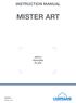 INSTRUCTION MANUAL MISTER ART APPLY FEATURE PLATE