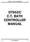 DT968C C.T. BATH CONTROLLER
