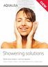 Showering solutions. Stylish mixer showers new from Aqualisa Dream Aspire. featuring Harmony shower heads. SL Colt. DL Siren
