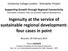 Ingenuity at the service of sustainable regional development: four cases in point