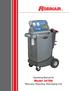 P E R A T I N G A N U A L. Operating Manual for. Model Recovery, Recycling, Recharging Unit