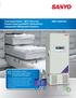 Twin Guard Series -86 C Ultra-Low Freezer Featuring SANYO -86 Dual Cool Independent Refrigeration Systems MDF-U500VXC