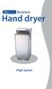Business Hand dryer High Speed