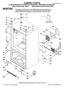 CABINET PARTS. Part No. W Rev.A Litho In U.S.A. (pl) (psw) REFRIGERATOR