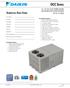 DCC Series. Submittal Data Form. 7½- to 12½-Ton Three-Phase Packaged Air Conditioners