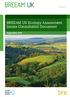 BREEAM UK Ecology Assessment Issues Consultation Document