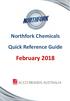 Northfork Chemicals Quick Reference Guide