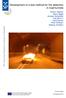 Development of a test method for fire detection in road tunnels