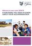Welcome to your room 2018/19 EVERYTHING YOU NEED TO KNOW ABOUT YOUR ACCOMMODATION
