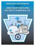 EMERGENCY RESPONDERS EMERGENCIES INVOLVING ELECTRICITY & NATURAL GAS