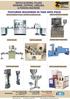 BOTTLE BLOWING, FILLING WASHING, CAPPING, LABELING, & PACKING MACHINES