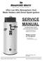 SERVICE MANUAL. Ultra Low NOx Atmospheric Vent Water Heaters with Direct Spark Ignition. Troubleshooting Guide and Instructions for Service