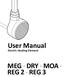 User Manual. Electric Heating Element MEG DRY MOA REG 2 REG 3