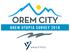 OREM CITY OREM UTOPIA SURVEY 2018