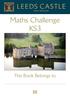 Maths Challenge KS3. This Book Belongs to