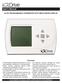 User s Manual ELITE PROGRAMMABLE THERMOSTAT WITH MENU DRIVEN DISPLAY