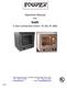 Operation Manual For Sodir. ½ Size Convection Oven FC-60, FC-60G
