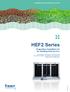 HEF2 Series. Evaporative Humidifiers for Air Handling Units (A.H.U.) Installation and maintenance manual
