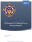 Pottstown Fire Department Annual Report