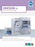 UNICLEAN sl. Washer Disinfector for Labs. protecting human health