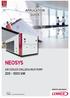 APPLICATION GUIDE NEOSYS. AIR COOLED CHILLER & HEAT PUMP kw NEOSYS-AGU-1602-E.