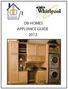 DB-HOMES APPLIANCE GUIDE 2012