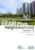 BEAM Plus. Version 1.0 A rating tool for sustainable communities. (Draft Manual)